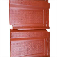 Single Wave Ceramic Roof Tiles - Color: Multicolor