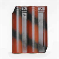 Double Shade Ceramic Roof Tiles - Color: Multicolor