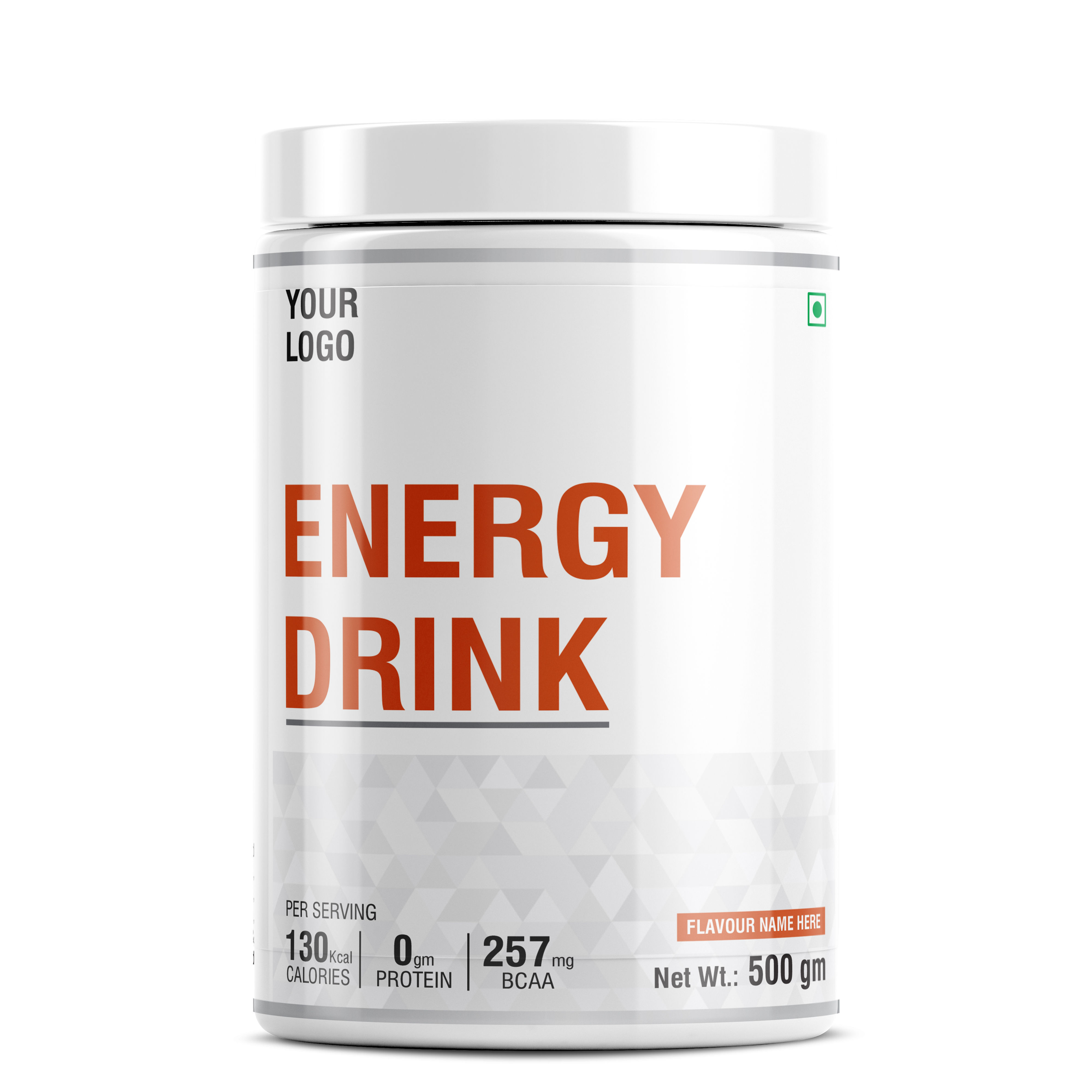 Multi flavored energy drink powder