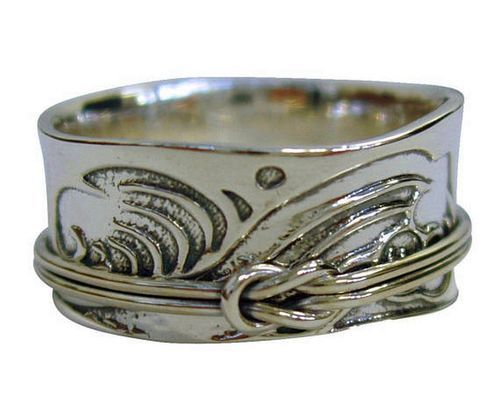 Round 925 Silver Handmade Sterling Ring