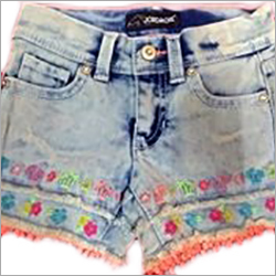 Ladies Embroidered Shorts