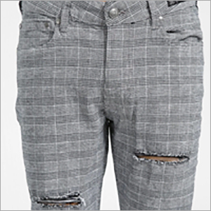 Mens Checked Pants