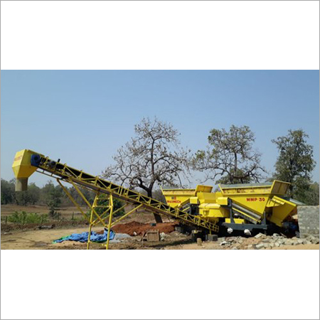Maxmech MMP-30 Mobile Concrete Batching Plant, Capacity 30 Cu.MHr