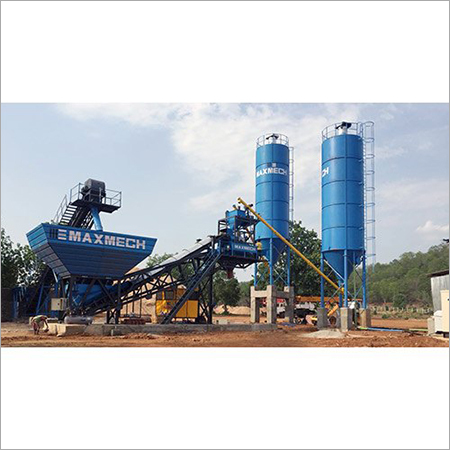 Maxmech Max-60 Compact Concrete Batching Plant, Capacity 60 M3 Hr, Max Series