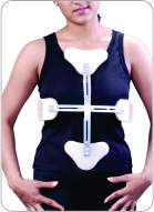 ORTHOPEDIC ASH BRACE (hyper Extension Brace) DLX.