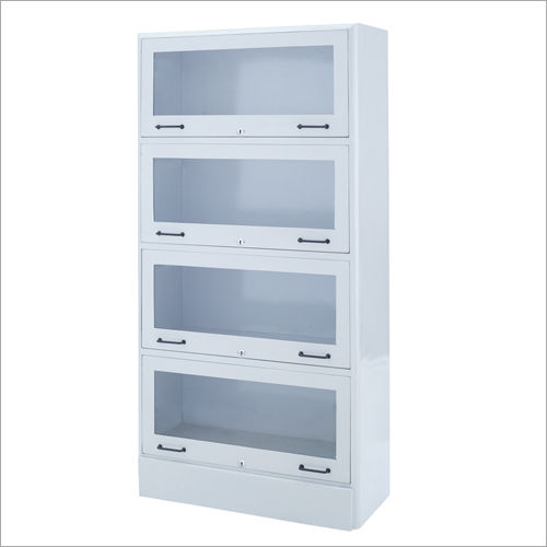 White 4 Door Steel Bookcase