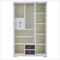 Triple Door Double Drawer Almirah