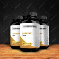 Private Lable for Turmeric 500/750 mg Capsule