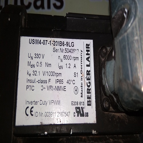 BERGER LAHR SERVO MOTOR USM4-07-1-20IB6-9LG
