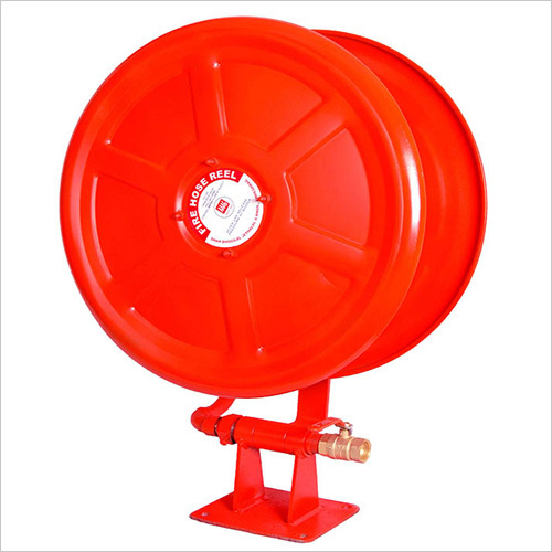 Hose Reel, Wall Mounted - Steel, 500mm Diameter, Red | Easy Storage, Space Saving, Durable, Quick Access