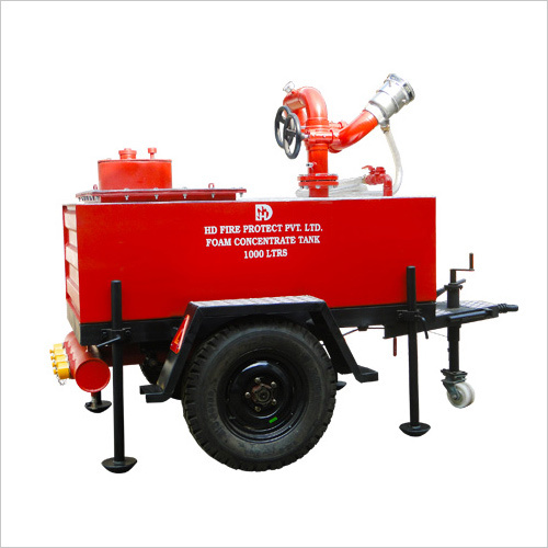 Trailer Mounted Water Foam Monitor With Storage Tank