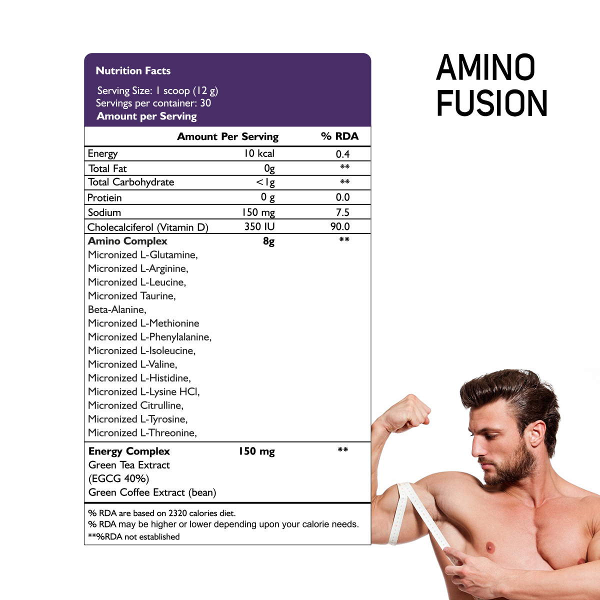 360 gm Black Current Flavour Amino Fusion Powder