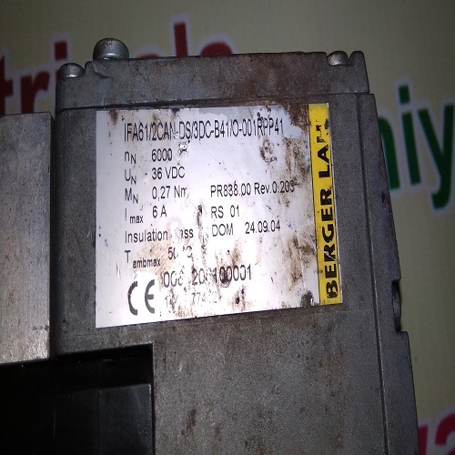 BERGER LAHR SERVO MOTOR IFA61/2CAN-DS/3DC-B41/0-001RPP41