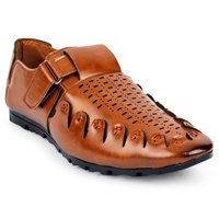 Mens Black Roman Sandals
