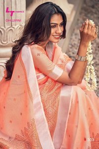 New Linen Saree