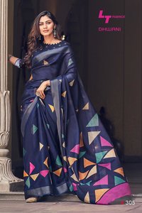 New Linen Saree