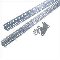 Steel Slotted Angle - Stainless Steel, Industrial Grade, Silver Color | Premium Quality, Flame-Retardant, Easy Installation