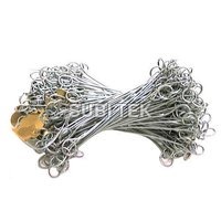 Survey Measuring Chain - Galvanized Mild Steel, 20m & 30m Lengths | White, Brass Handles & Swivel Joint, 4mm Diameter With 10 M.s. Arrows