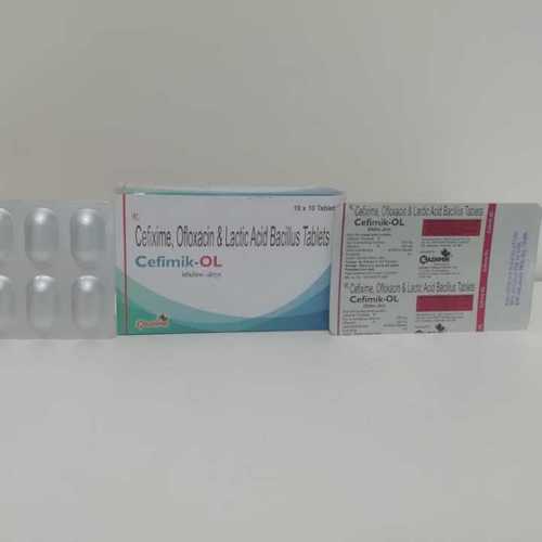 Cefixime with Ofloxacin and Lactic Acid Bacillus Tablets