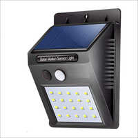 Solar Motion Light - Metal & Plastic, Available In Different Sizes, Black Color, Automatic Switch Mode 