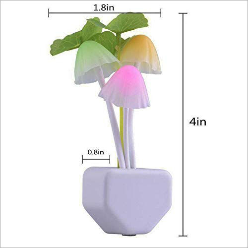 White Mushroom Led Light