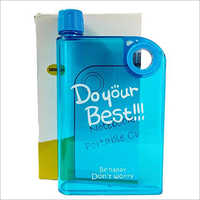 Blue Notebook Water Bottle