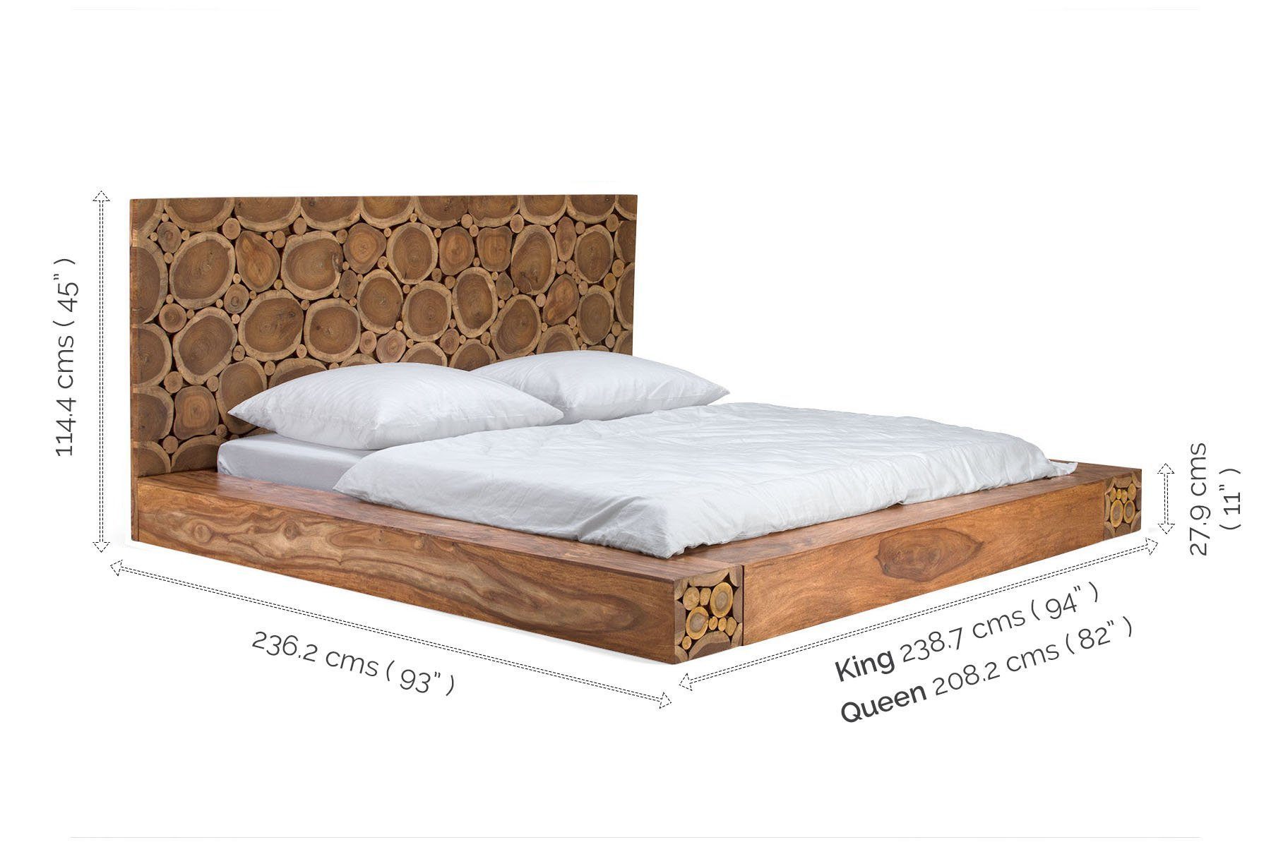 Wooden Designer Bed Glamour