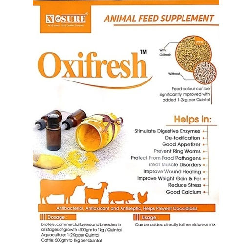 oxifresh yallow color animal feed powder