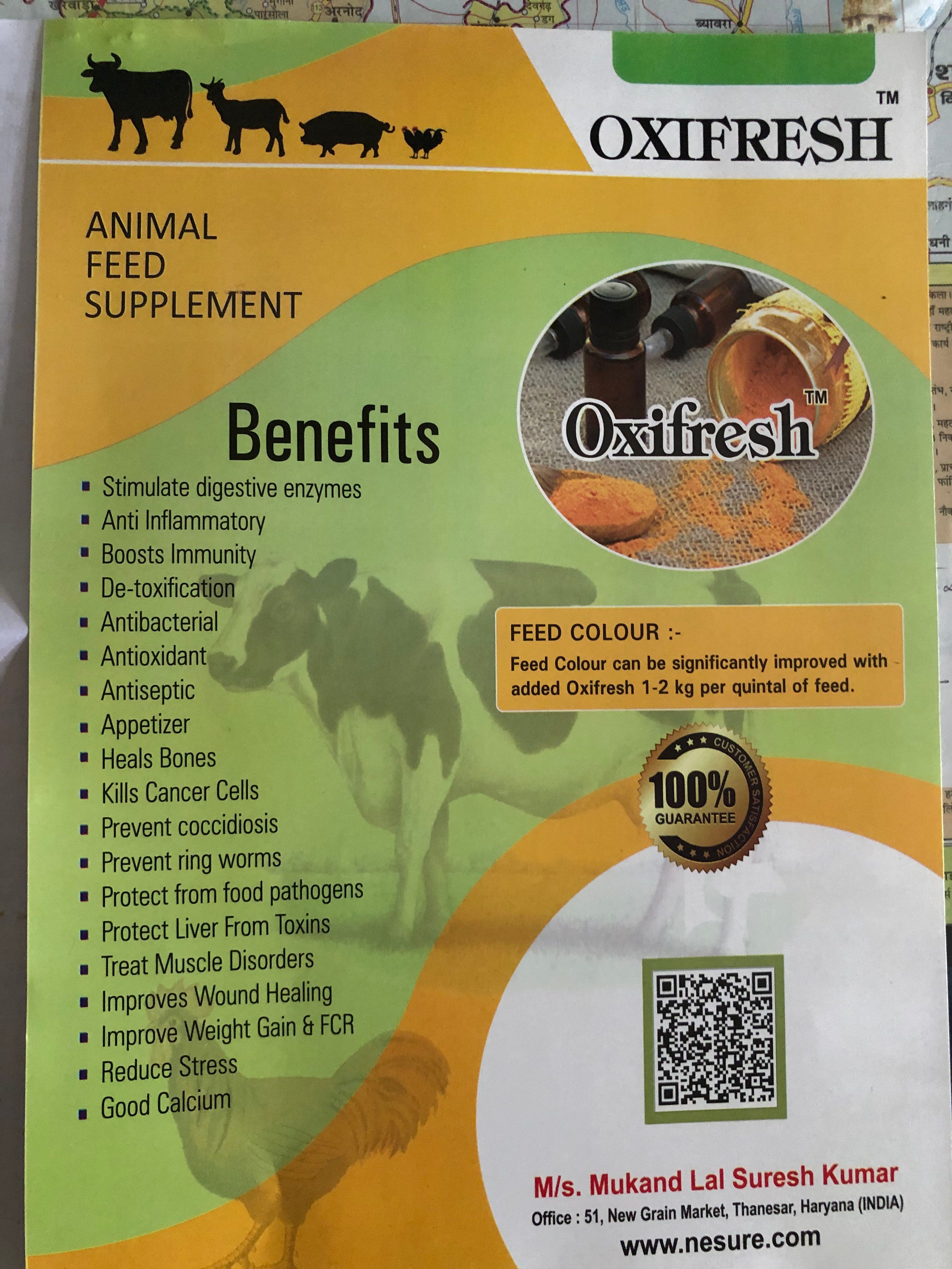 oxifresh minral powder animal feed supplements