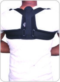Ortho Clavicle Brace (Velcro Type) - Fiber Material, Adjustable Size, Soft & Comfortable Support | Portable, Disposable, Foldable, Recyclable