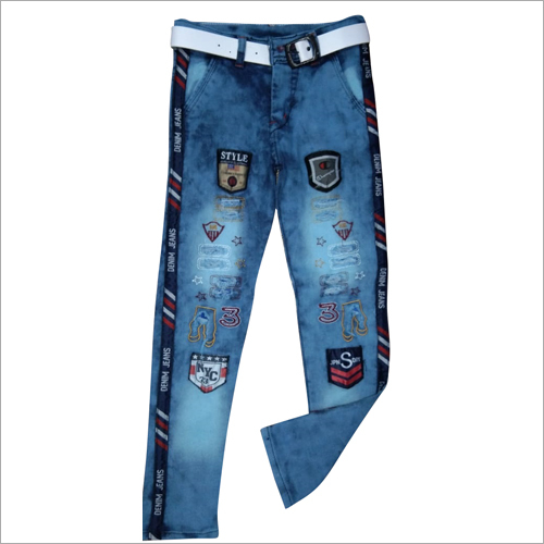 Available In Multicolour Boys Side Lining Jeans