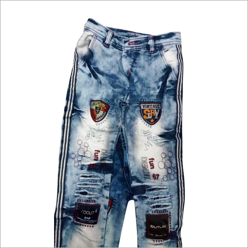 Available In Multicolour Boys Printed Rugged Jeans