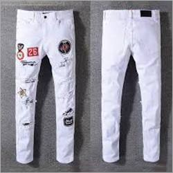 Available In Multicolour Boys White Rugged Jeans