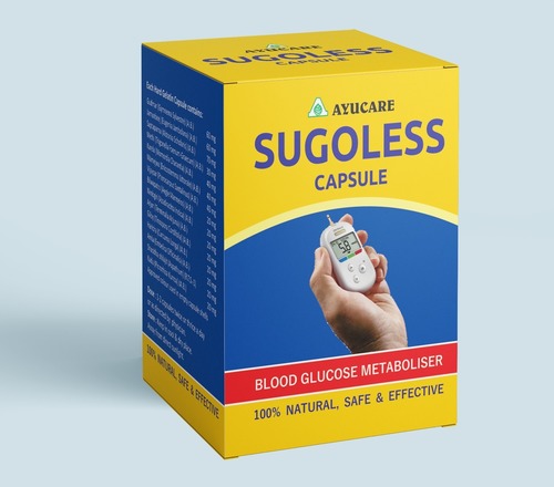 Ayurvedic Blood Sugar Control Sugoless Capsule For Diabetes