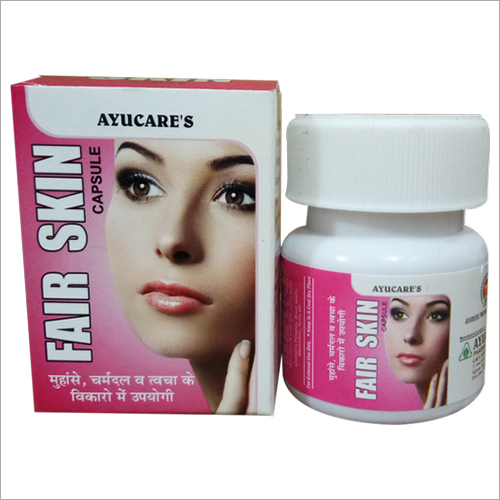 Ayurvedic Face Pack Fair Skin Capsule For Pimples & Glowing Skin By AYUCARE PHARMACEUTICALS
