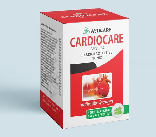 Ayurvedic Heart Care Cardiac Tonic  Cardiocare Capsule Age Group: For Adults