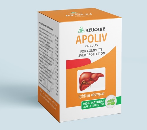Ayurvedic Liver Tonic Apoliv Capsule For Jaundice & Liver Cirrhosis