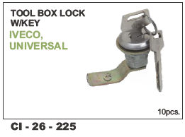 Tool Box Lock w/Key