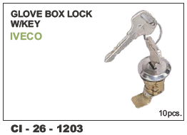 Glove Box Lock w/keys IVECO (cinew)