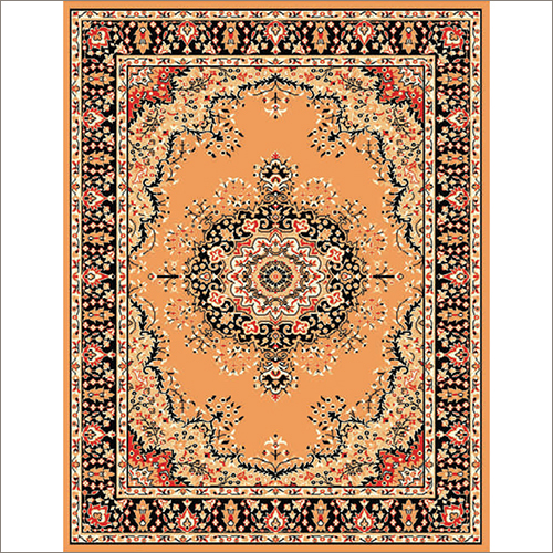 Maharaja 605 Gold Synthetic Carpet