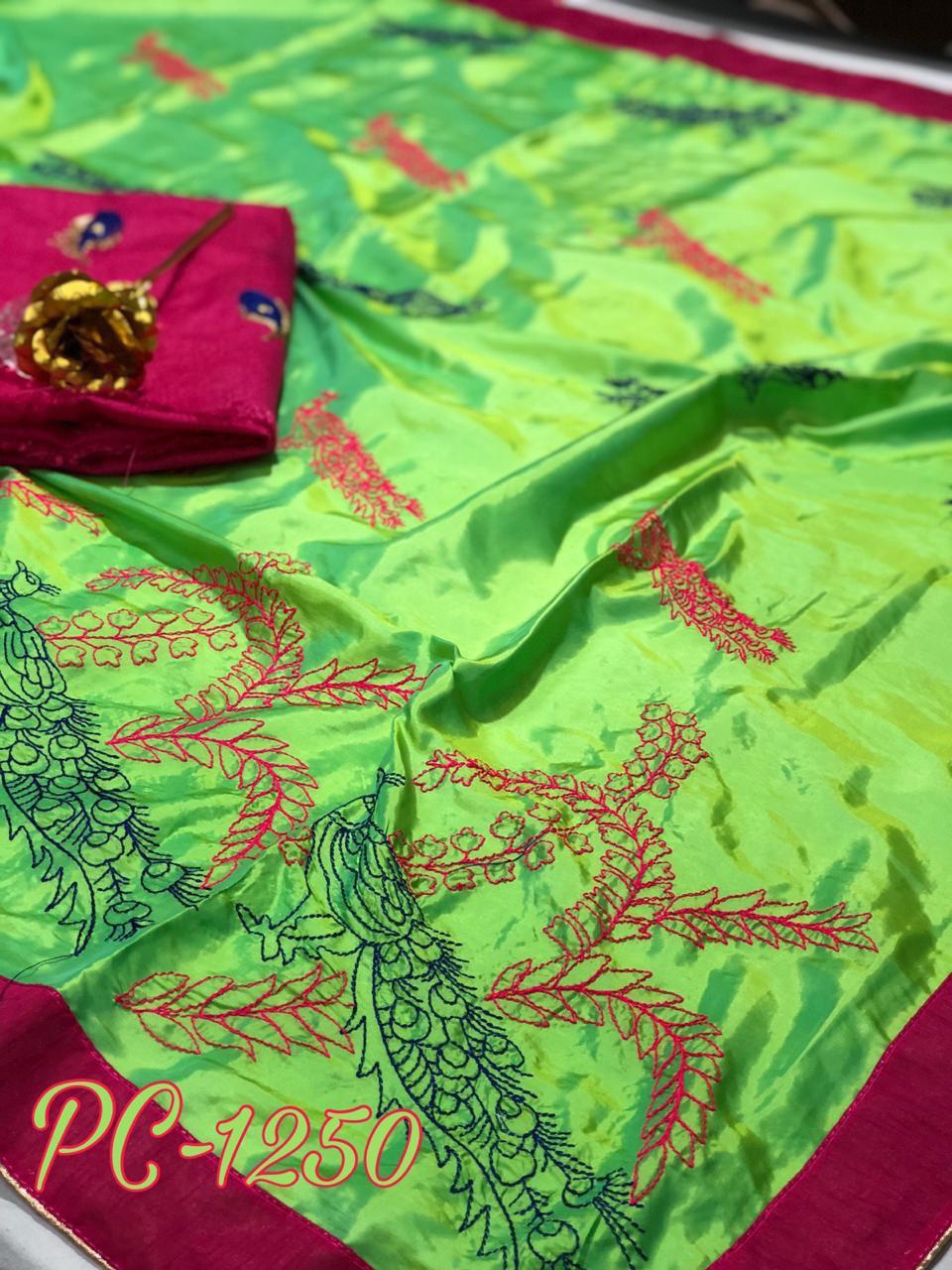 Embroidered Party Wear Saree