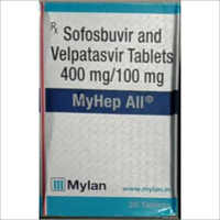 400 mg-100 mg Sofosbuvir and Velpatasvir Tablets