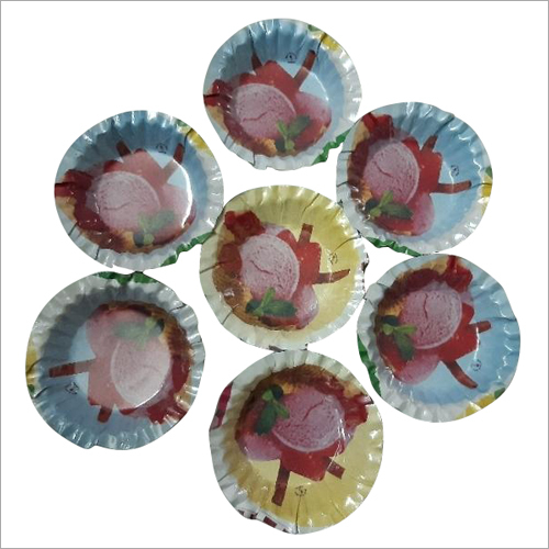 Printed Paper Bowl - Paper, 8-10cm Diameter, Multicolor | Eco-Friendly, Durable, Disposable, Versatile