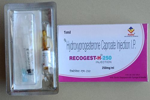 Hydroxy Progesterone 250 mg & 500 mg Injection