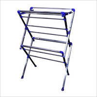 Stainless Steel Two Fold Full Cloth Drying Stand