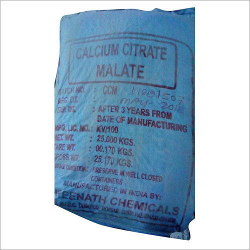 Calcium Citrate Malate Cas No: 142606-53-9