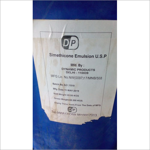 Simethicone Emulsion Usp Cas No: 142606-53-9