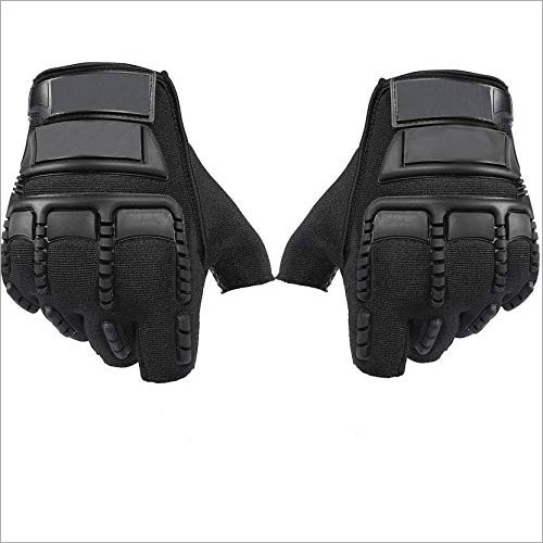Fingerless Biker Gloves