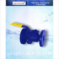Aquaflow Two Piece Design Ball Valve Flange End Stainless Steel