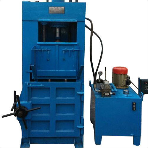 Single Action Scrap Baling Machine - Semi Automatic, 220-440 Volt Power | Electric Powered, Industrial Usage with Durable Painted Surface